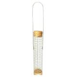 Backyard Birds Unlimited Cedar Whole in-Shell Peanut Outdoor Hanging Wild Bird Feeder Made in the USA-Small 21" Inch