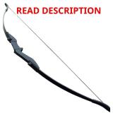 Archery Takedown Recurve Bow Arrows for Adult Youth Beginner 30lb 40lb Left and Right Handed Traditional Archery Bows