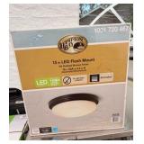 NEW Hampton Bay 15” LED Flush Mount Ceiling Light – Oil Rubbed Bronze