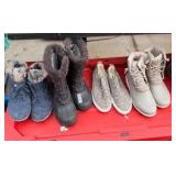 Lot of 4 Women’s Footwear  – Sperry Boots, Winter Boots, Casual Slip-Ons & More