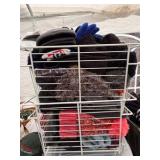 Lot of Mixed Winter Gloves Men’s & Woman’s and white organizer