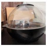 Electric Hot Air Popcorn Popper with Clear Dome Lid