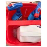 Round up, Weed Killer & Red Storage
