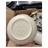Vintage Pfaltzgraff Yorktowne USA Stoneware Set – Blue Floral Mugs, Bowls & Plates
