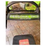 Toro 60V MAX Recycler Personal Pace Auto-Drive Electric self-propelled mower with the bagger and Flex-Force brushless motor W/ Battery and charger