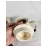 Vintage Coors Beer Glass, Oxford Stoneware Teapot, and Assorted Ceramic Items