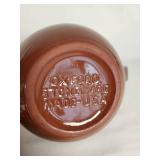 Vintage Coors Beer Glass, Oxford Stoneware Teapot, and Assorted Ceramic Items