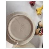 Vintage Coors Beer Glass, Oxford Stoneware Teapot, and Assorted Ceramic Items