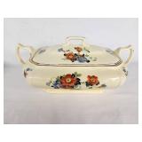 Limoges China Golden Glow Covered Dish