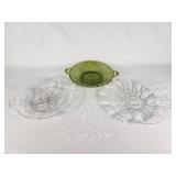 Vintage Glass Serving Dishes