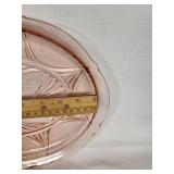 Pink Depression Glass Plate and Cup