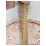 Pink Depression Glass Plate and Cup