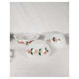 Fire-King Vintage Milk Glass Mixing Bowls and Bakeware