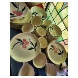 Set of Genuine Handpainted Dinnerware - Underglazed, Detergent Proof