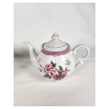 Edwin M. Knowles China with Floral Design and Norleans Japan Teapot