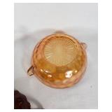 Vintage Glass Bowls - Clear, Amber, and Ruby Red