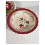 Antique Hand-Painted Ceramic Bowls