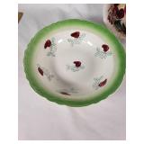 Antique Hand-Painted Ceramic Bowls