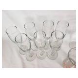 Glassware Lot including Disney Themed Glasses and Wine Glasses