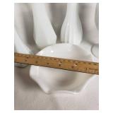 Lot of Vintage Milk Glass Vases and Bowls