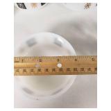 MCM Federal Glass Atomic Starburst Milk Glass Bowls & Glassware Set