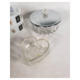 MCM Federal Glass Atomic Starburst Milk Glass Bowls & Glassware Set