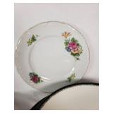 Vintage Mixed China Plate Collection - Shenango, Marcrest, Carrigaline