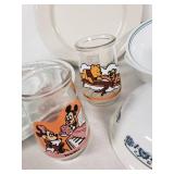 Corelle Dinnerware Lot  including Plates, Bowls, and Mugs with Disney Welch