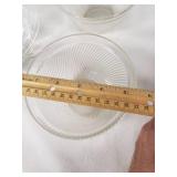 Pyrex and Fire-King Glass Bakeware including Pie Plate, Casserole Dish, and Mixing Bowls