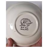 Set of RC Co. Sebring Bridal Gold Dinnerware Made in the USA, it uses 22 KT gold in its design