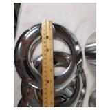 Lot of Kitchen Cookware and Accessories including Roasting Pan, Perforated Trays, Pots, and Lids