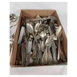 Vintage Silverware Lot including Fairfield Silver Plate, W Rogers & Son, and Rogers Nickel Silver