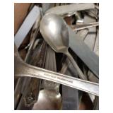 Vintage Silverware Lot including Fairfield Silver Plate, W Rogers & Son, and Rogers Nickel Silver