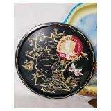 Collection of Vintage Decorative Trays and Platters