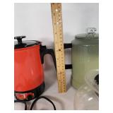 West Bend and Comet Coffee Percolators and Hot Pot