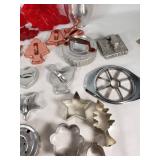 Lot of Vintage Kitchen Utensils and Cookie Cutters