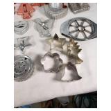 Lot of Vintage Kitchen Utensils and Cookie Cutters