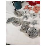 Lot of Vintage Kitchen Utensils and Cookie Cutters