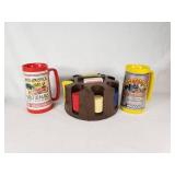 Mid-America Nationals Memorabilia Mugs and Poker Chip Carousel