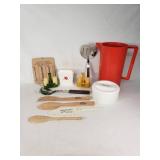 Vintage Hector, Minnesota Kitchen Utensil Collection with Advertising - Hector, MN Hector Direct Service, Gambles, Ginsburgs, Wally