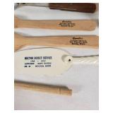 Vintage Hector, Minnesota Kitchen Utensil Collection with Advertising - Hector, MN Hector Direct Service, Gambles, Ginsburgs, Wally