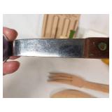 Vintage Hector, Minnesota Kitchen Utensil Collection with Advertising - Hector, MN Hector Direct Service, Gambles, Ginsburgs, Wally