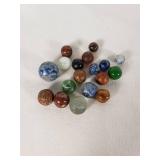 Lot of Assorted Vintage Marbles