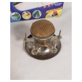 General Electric Vintage Iron, Handy Stitch Handheld Sewing Machine, and Sewing Supplies