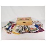 Vintage Handkerchief Lot with Decorative Box