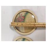 Vintage Floral Mother Poem Wall Plaques Set