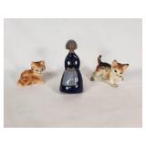 Ceramic Figurines and Cat Figurines