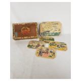 Flor de Melba Cigar Box with Hector Direct Service Cards and Illustrations