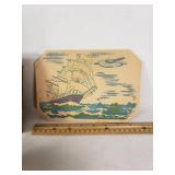 Flor de Melba Cigar Box with Hector Direct Service Cards and Illustrations