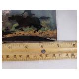 Rare Cosmos Elevator Co. MN Advertising Memorabilia - Yosemite Falls Silhouette Art with Horses and Riders